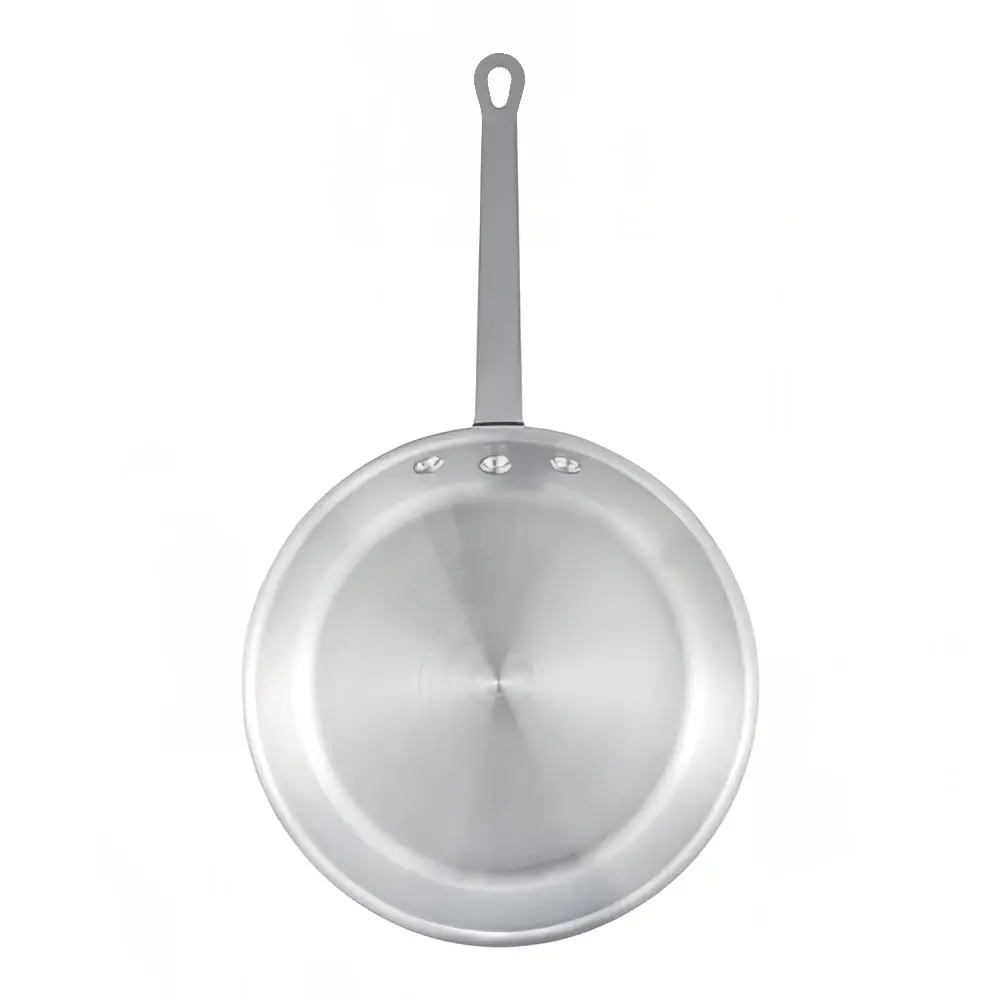 Winco AFP-10S 10" Aluminum Frying Pan w/ Solid Metal Handle