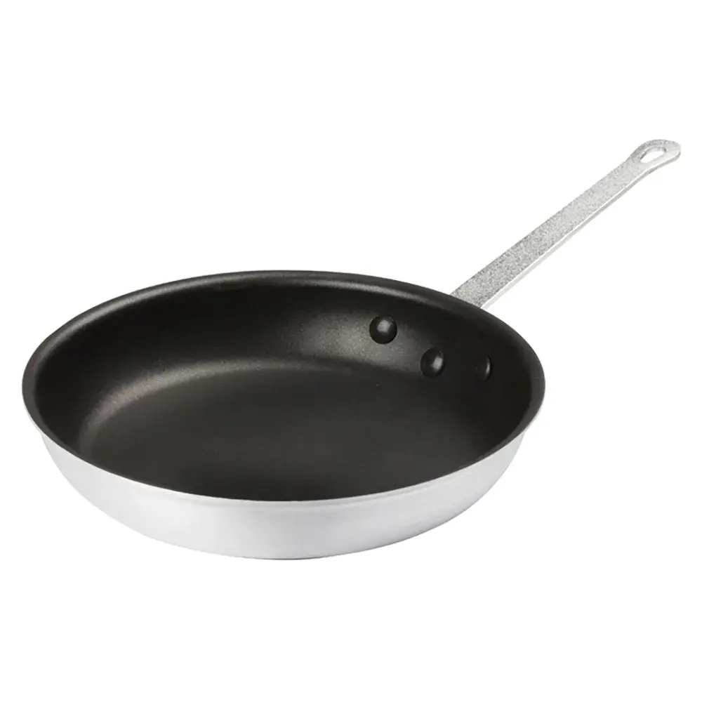 Winco AFP-10XC 10" Aluminum Frying Pan w/ Solid Metal Handle