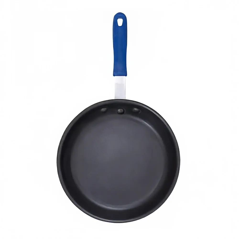 Winco AFPI-8NH 8" Aluminum Frying Pan w/ Solid Silicone Handle