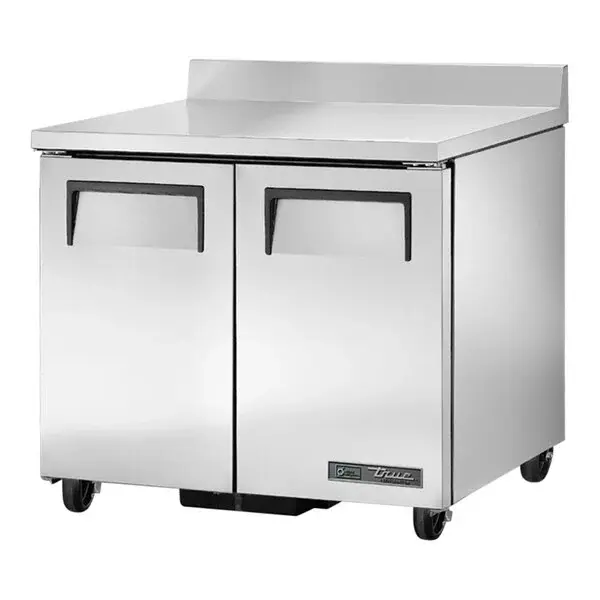 True TWT-36-HC 36 3/8" Worktop Refrigerator with 3 9/16" Backsplash