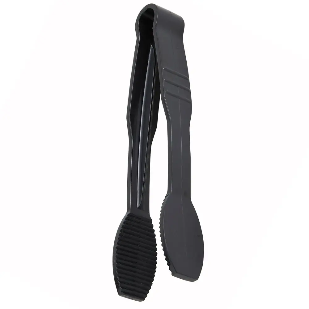 Winco PUTF-6K 6" Plastic Utility Tongs, Black