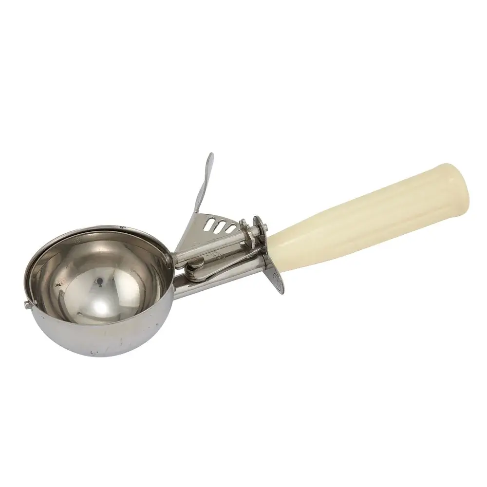 Winco ICD-10 Ivory #10 Disher - 3.75 oz