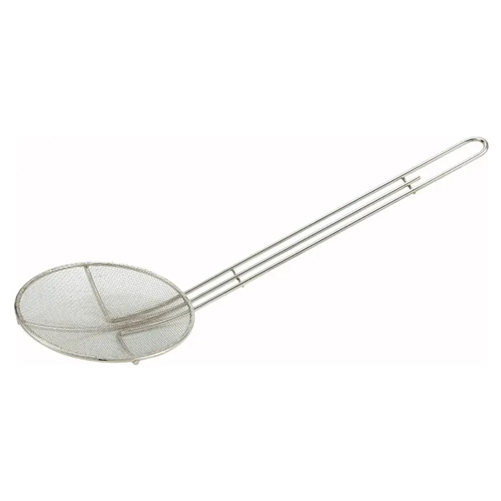 Winco SCF-6R Round Mesh Skimmer, 6 1/2 x 6 1/2 x 20"
