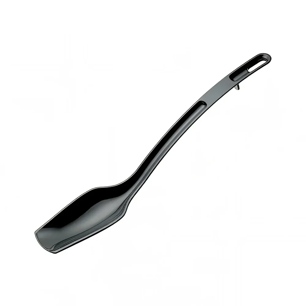 Winco CVBS-10K 10"L Solid Buffet Spoon w/ 3/4 oz Capacity - Plastic, Black