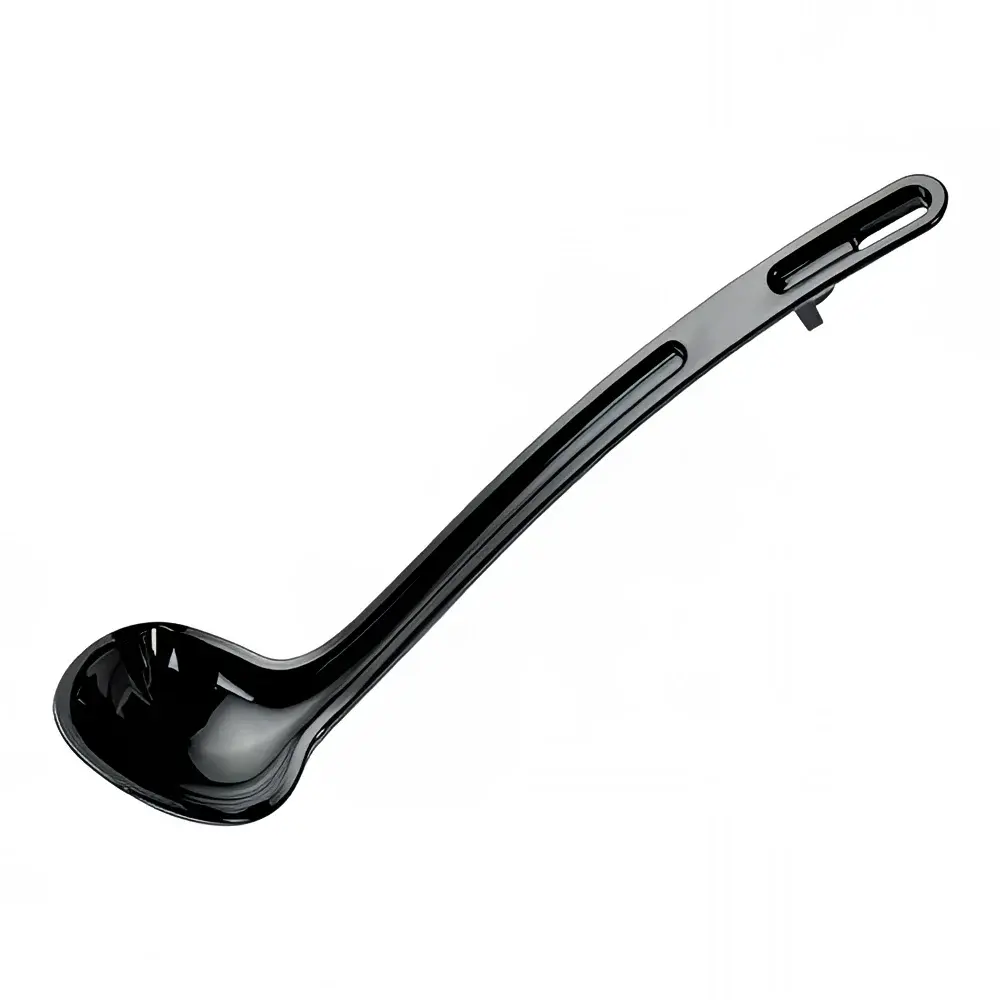 Winco CVLD-8K 3/4 oz Curv™ Ladle - Plastic, Black