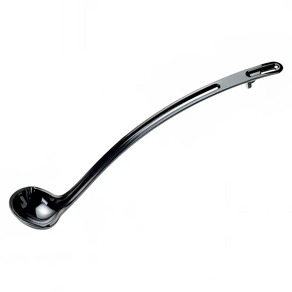 Winco CVLD-13K 1 oz Curv™ Ladle - Plastic, Black
