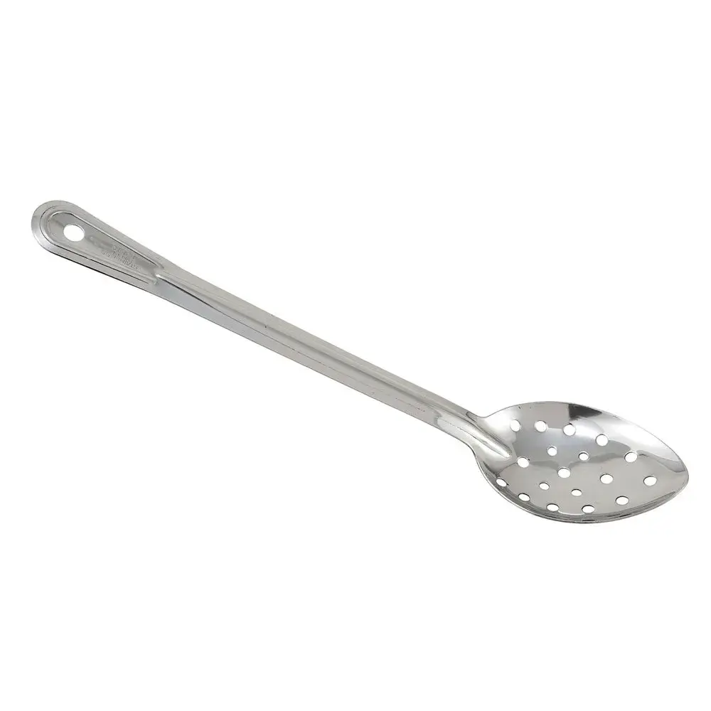 Winco BSPT-11 11" Perforated Basting Spoon, Stainless