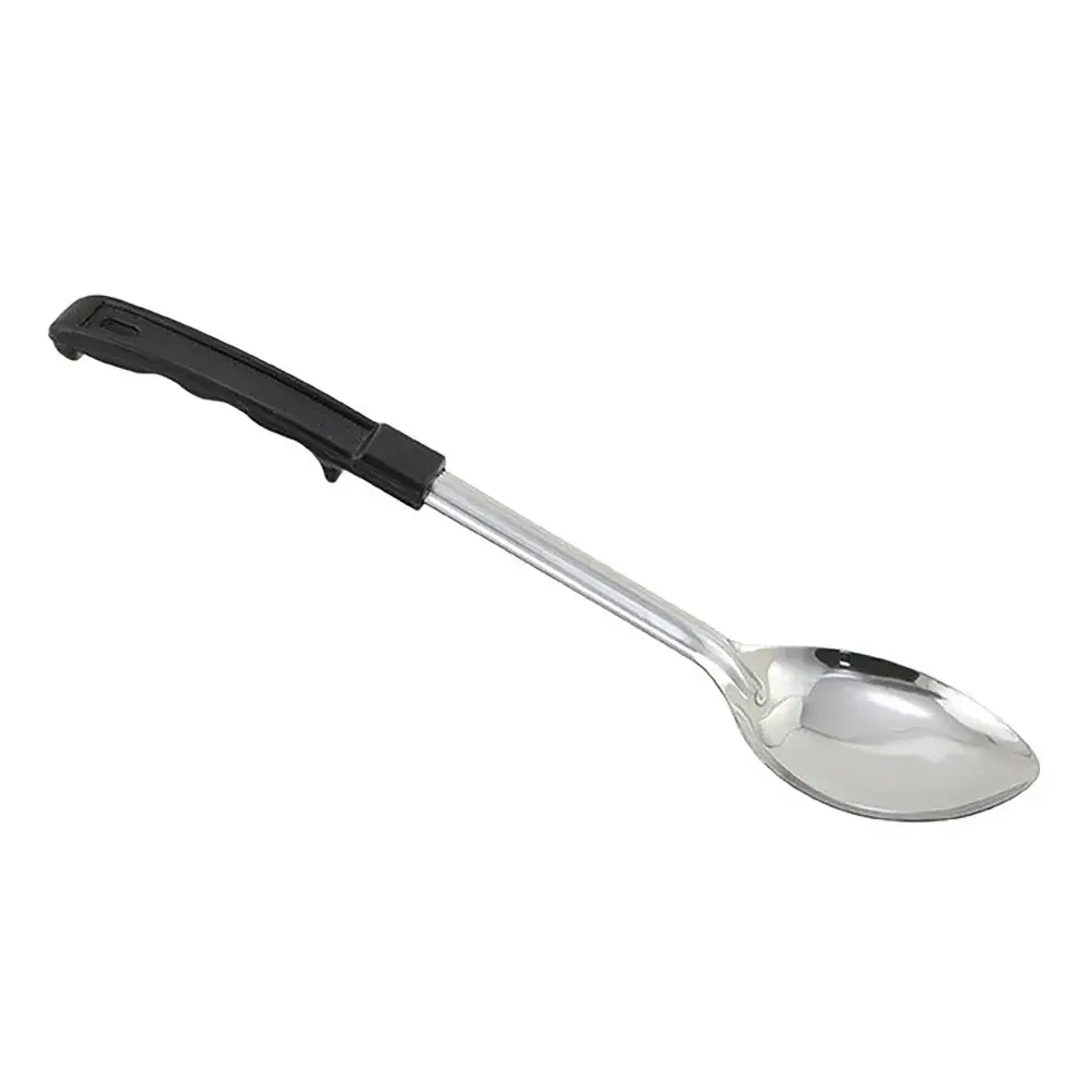 Winco BHON-13 13" Solid Basting Spoon w/ Stop Hook, Stainless