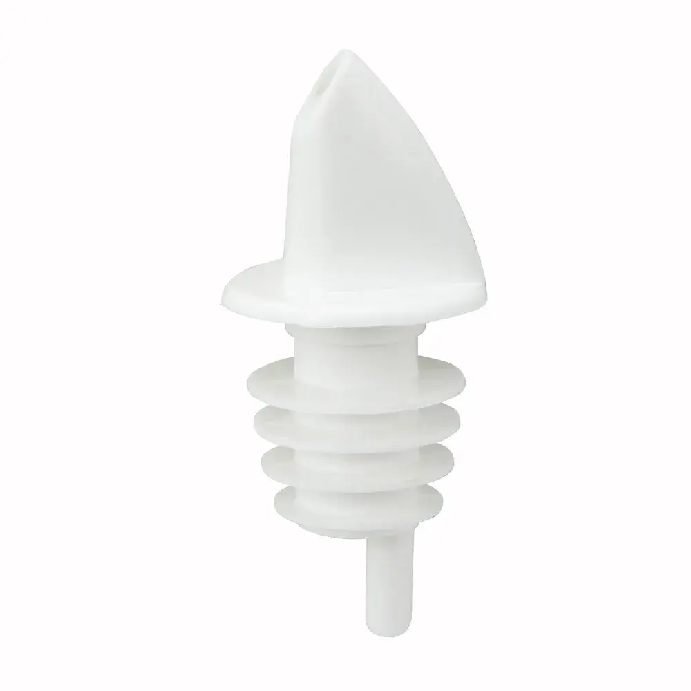 Winco PPR-2W Free Flow Liquor Pourer, White