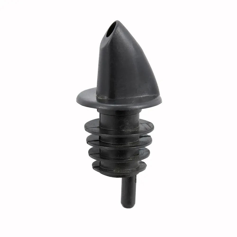 Winco PPR-2K Free Flow Liquor Pourer, Black