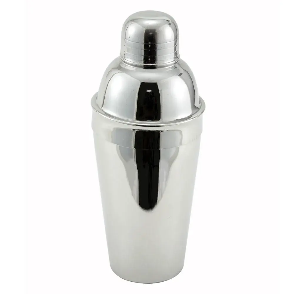 Winco BL-3P 16 oz Stainless Bar Cocktail Shaker Set