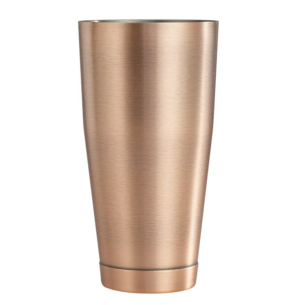Winco BASK-28AC 28 oz Stainless Steel Shaker, Antique Copper Finish