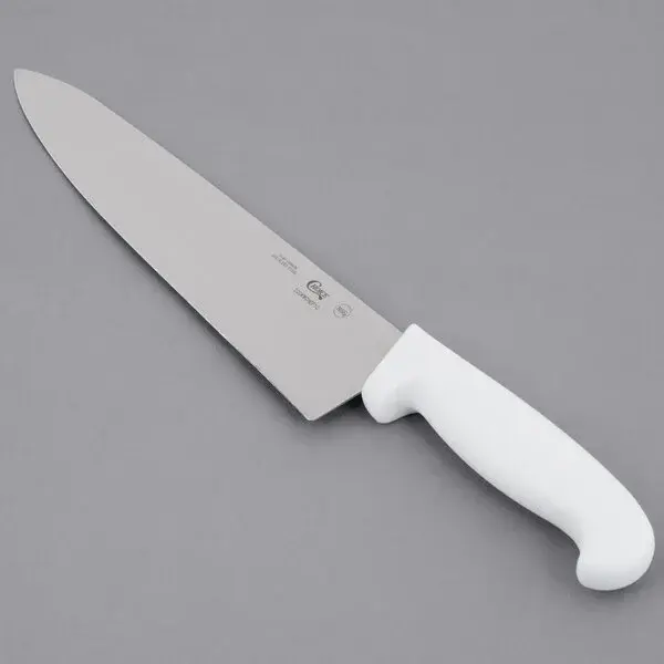 Choice 10" Chef Knife with White Handle