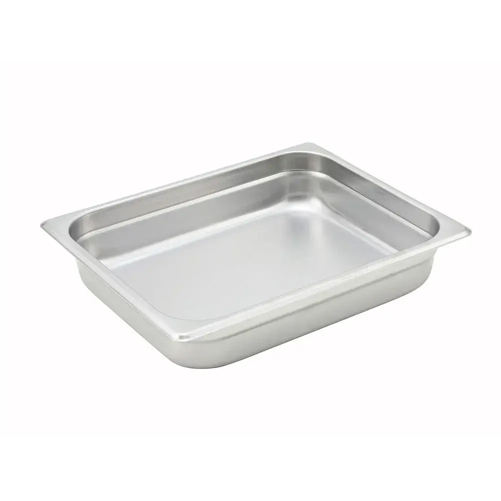 Winco SPJH-202 Half Size Steam Pan, Stainless