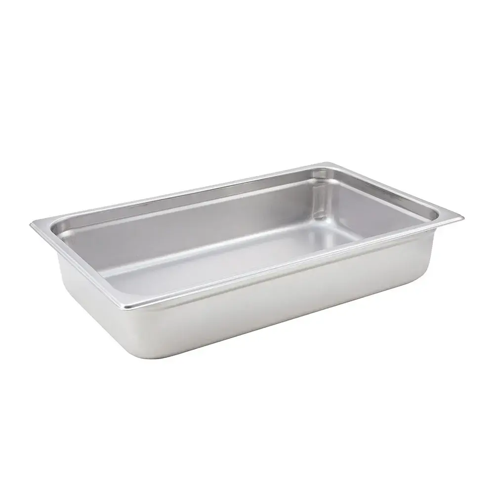 Winco SPJH-104 Full Size Steam Pan, Stainless