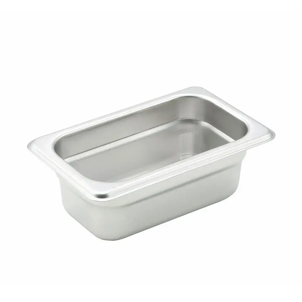 Winco SPJH-902 Ninth Size Steam Pan, Stainless