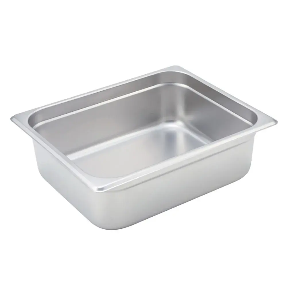 Winco SPJM-204 Half Size Steam Pan, Stainless
