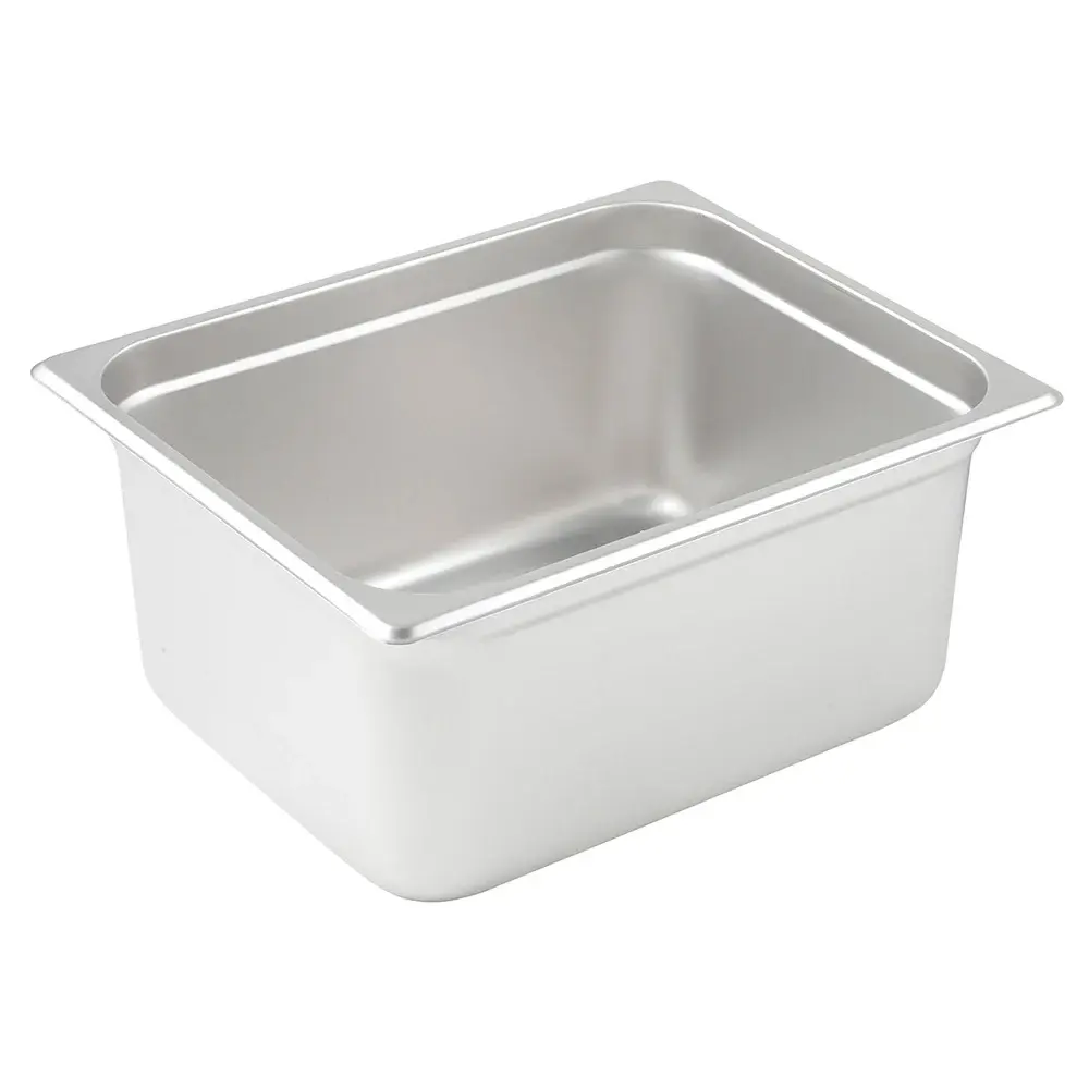 Winco SPJP-206 Half Size Steam Pan, Stainless