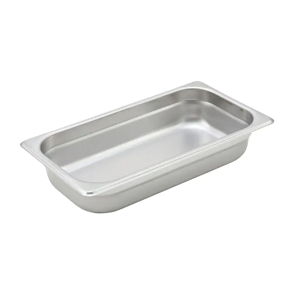 Winco SPJH-302 Third Size Steam Pan, Stainless