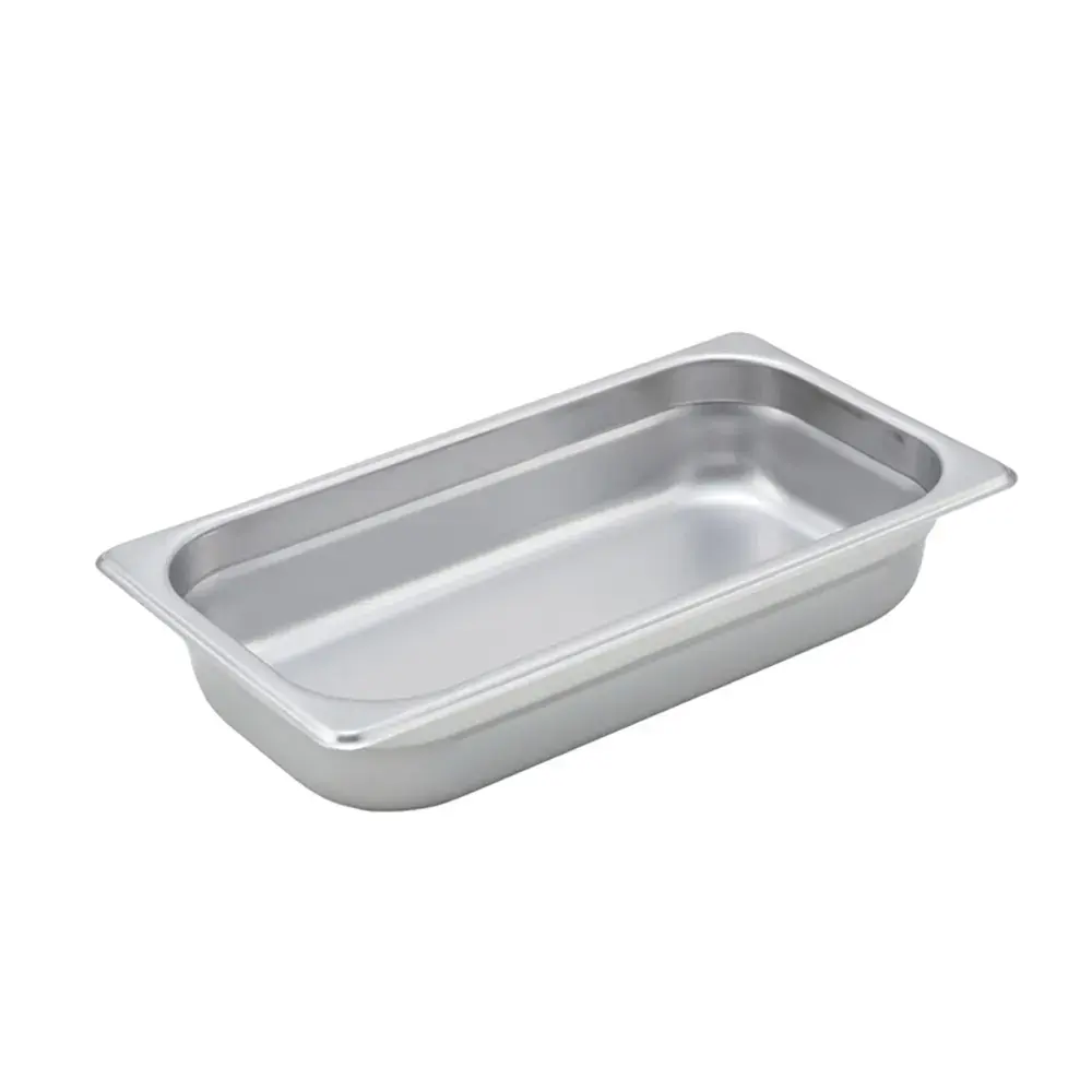 Winco SPJM-302 Third Size Steam Pan, Stainless