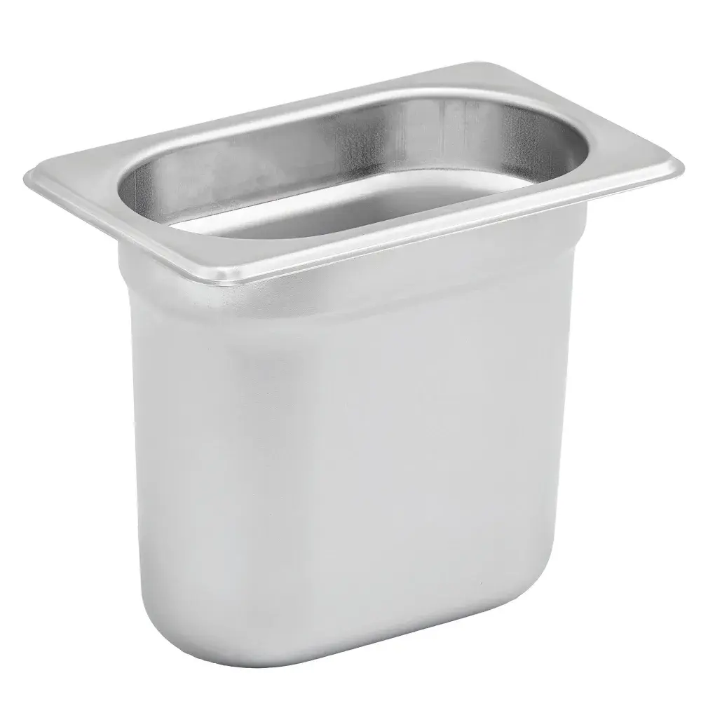 Winco SPJH-906GN Ninth Size Steam Pan, Stainless