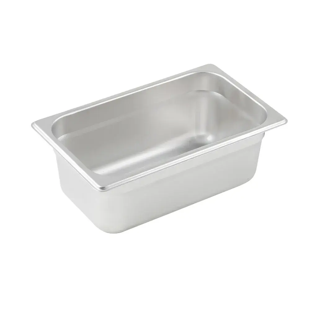 Winco SPJP-404 Quarter Size Steam Pan, Stainless