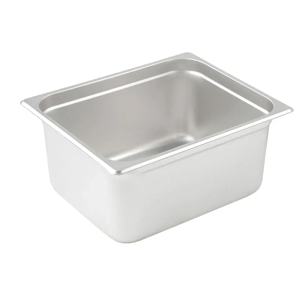 Winco SPJM-206 Half Size Steam Pan, Stainless