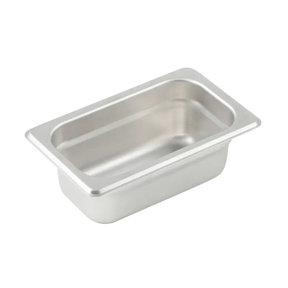 Winco SPJP-902 Ninth Size Steam Pan, Stainless