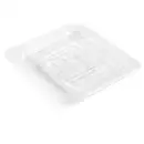 Winco SP7600S Poly-Ware Food Pan Cover, 1/6 Size, Solid, Polycarbonate, NSF