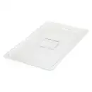 Winco SP7100S Poly-Ware Food Pan Cover, 1/1 Size, Solid, Polycarbonate