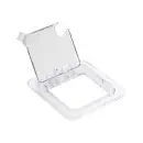 Winco SP7600H Food Pan Cover, 1/6 Size, Solid, Polycarbonate, NSF
