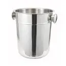 Winco WB-8 10 7/8" Wine Bucket - Stainless Steel, Mirror Finish