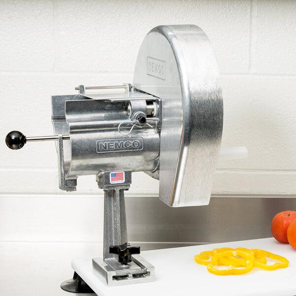 Nemco 55200AN-8 Easy Slicer with 1/4" Fixed Cut Fruit / Vegetable Slicer