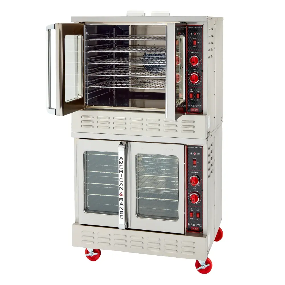 American Range MSD-2 Single Full Size Natural Gas Convection Oven - 140,000 BTU