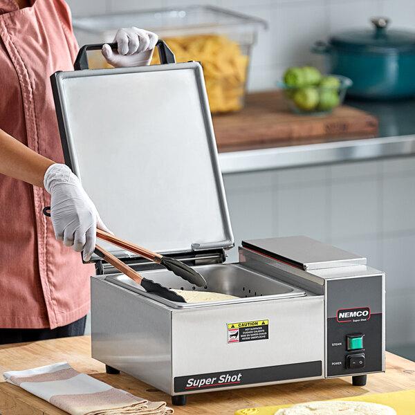 Nemco 6600 Super Shot Countertop Tortilla / Portion Steamer - 120V