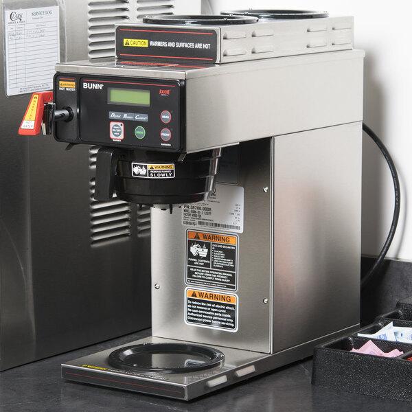 Bunn 38700.0008 Axiom DV-3 Automatic Coffee Brewer with 1 Lower and 2 Upper Warmers - Dual Voltage