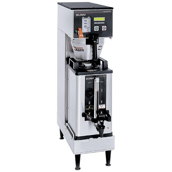 Bunn 33600.0001 BrewWISE Single Soft Heat DBC Brewer with Funnel Lock - 120/240V, 4100W
