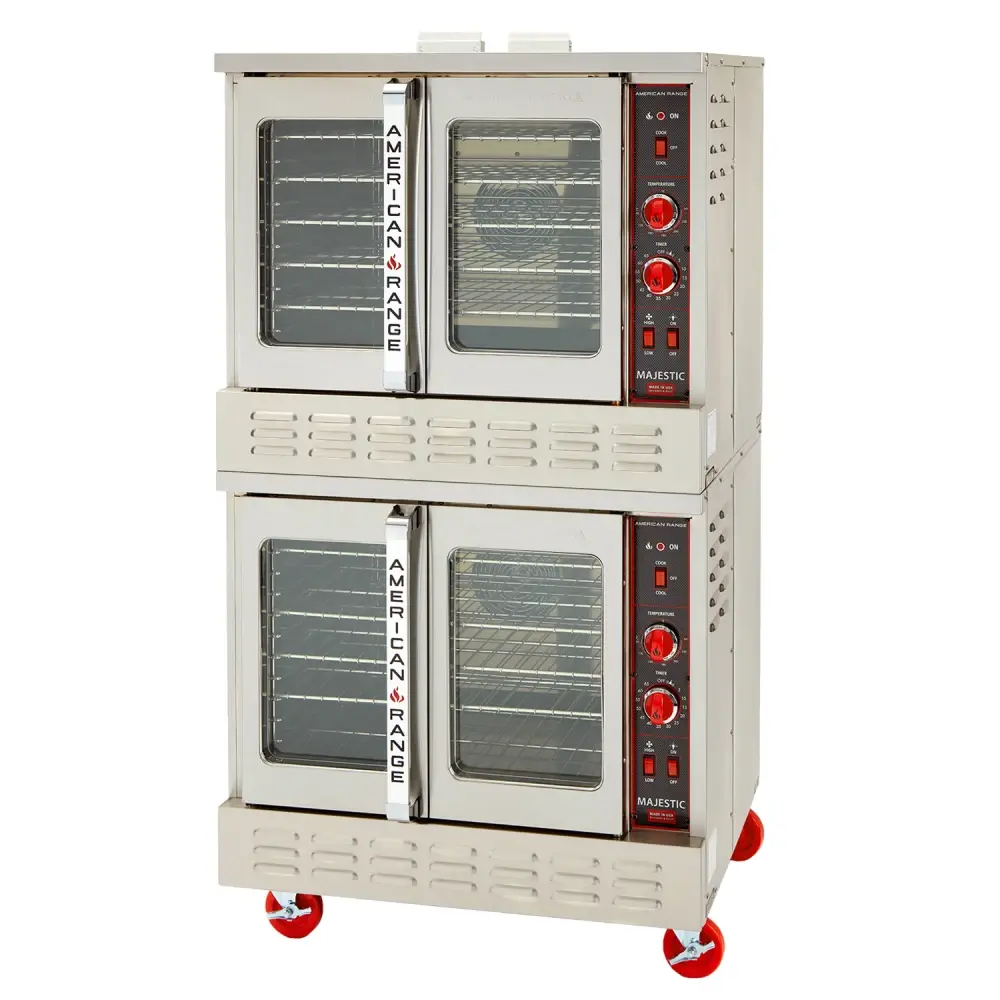 American Range MSD-2 Double Full Size Liquid Propane Gas Convection Oven - 140,000 BTU