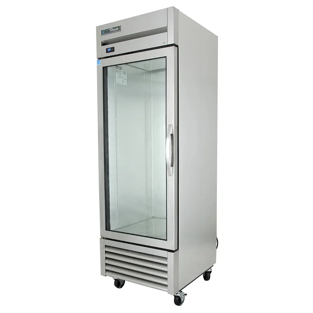 True T-23G-HC~FGD01 27" One Section Reach In Refrigerator, (1) Left Hinge Glass Door, 115v