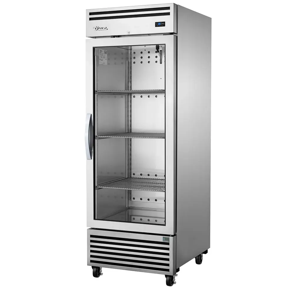 True TGN-1R-1G-HC 28 3/4" One Section Reach In Refrigerator, (1) Right Hinge Glass Door, 120v
