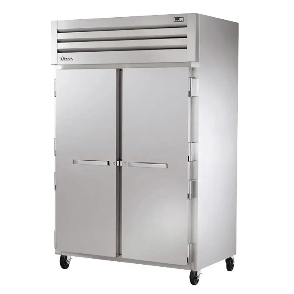 True STG2R-2S-HC 52 3/5" Two Section Reach In Refrigerator, (2) Left Hinge Solid Doors, 115v