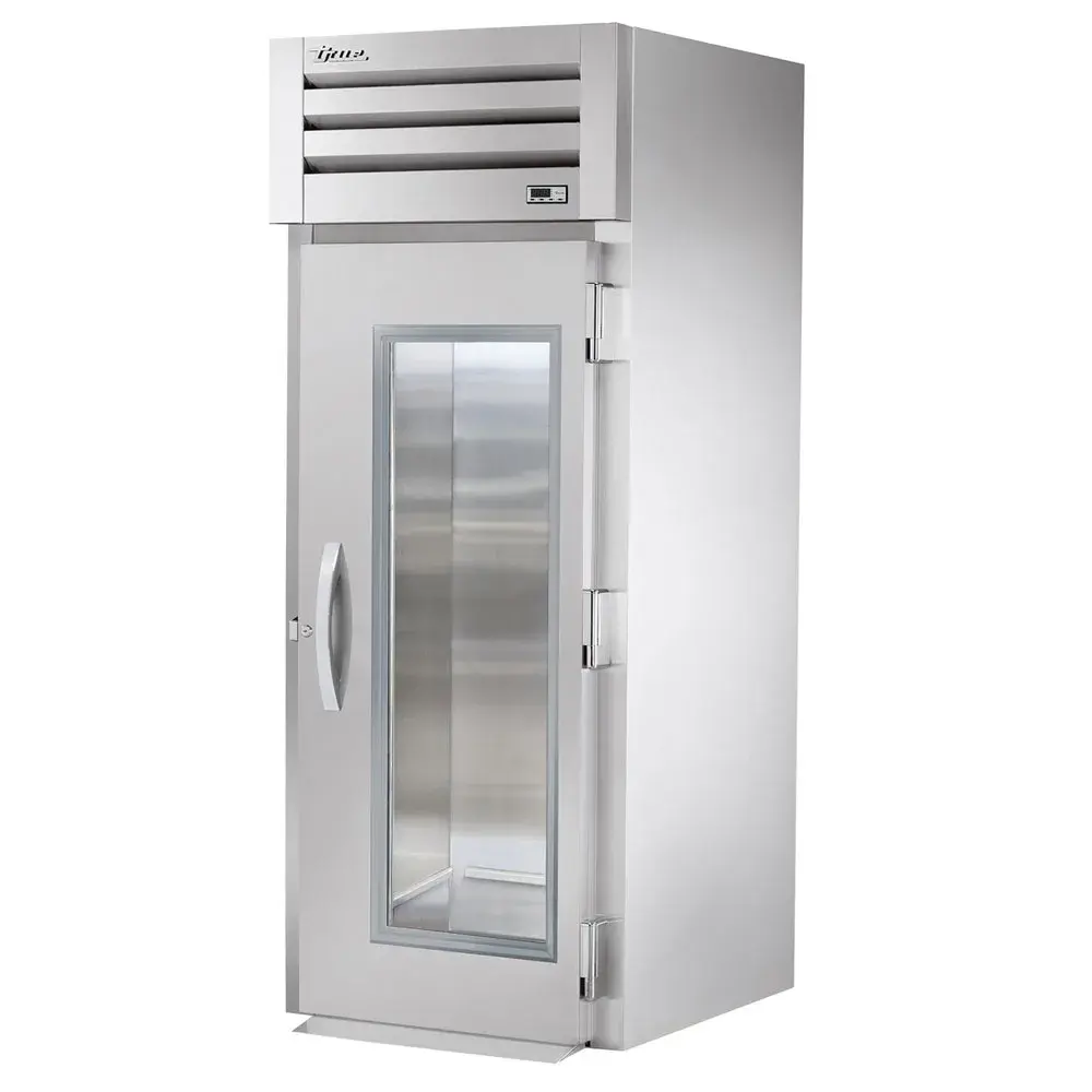 True STR1RRI-1G-HC 35" One Section Roll In Refrigerator, (1) Right Hinge Glass Door, 115v
