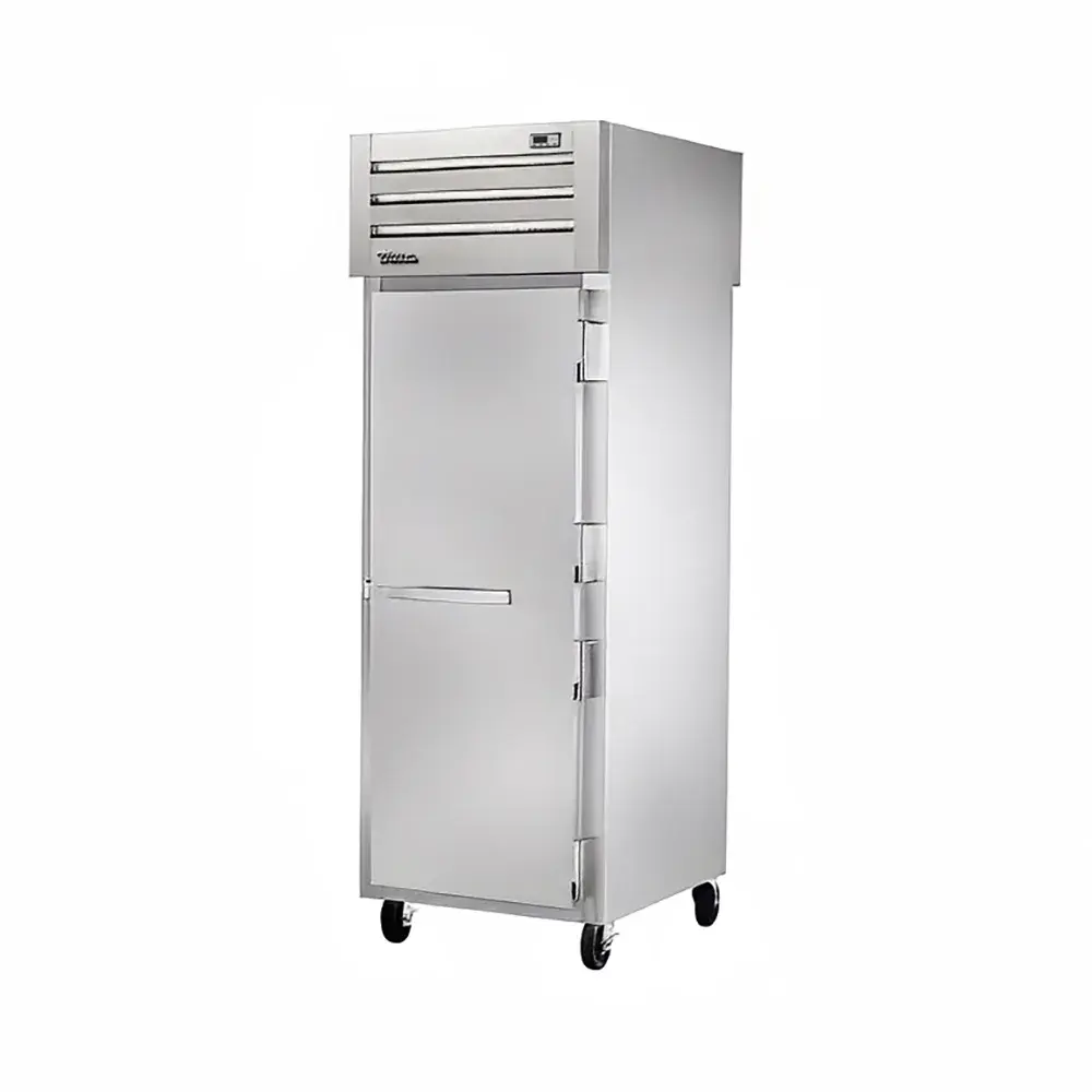 True STG1RPT-1S-1S-HC 27 1/2" One Section Pass Thru Refrigerator, (2) Right Hinge Solid Doors, 115v