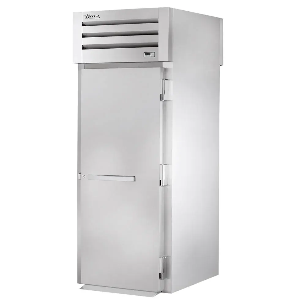 True STG1RRT-1S-1S-HC 35" One Section Roll Thru Refrigerator, (2) Right Hinge Solid Door, 115v