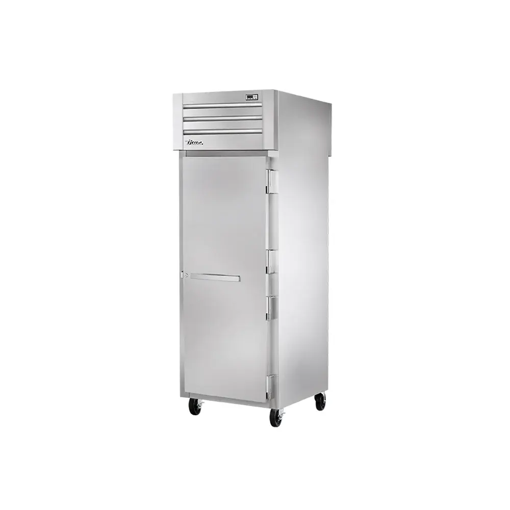 True STA1RPT-1S-1S-HC 27 1/2" One Section Pass Thru Refrigerator, (2) Right Hinge Solid Doors, 115v