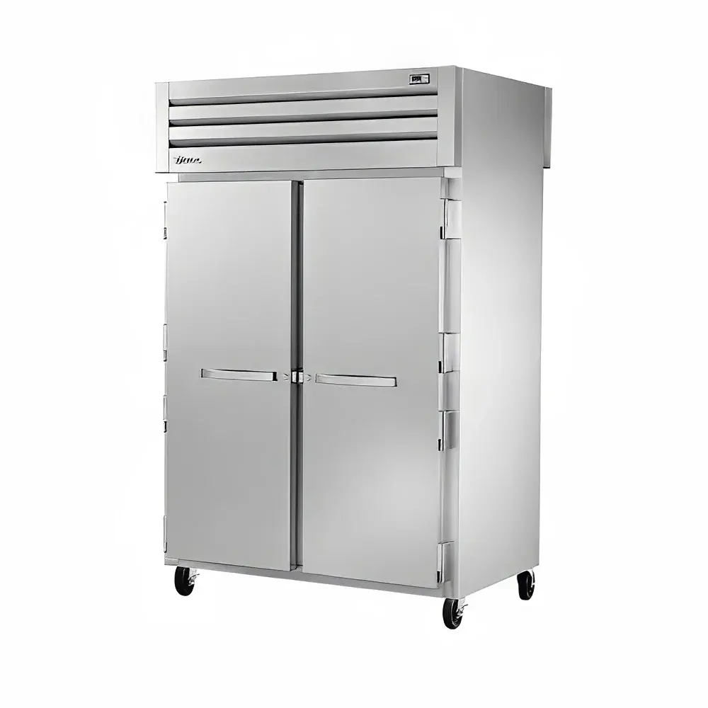 True STR2R-2S-HC 52 3/5" Two Section Reach In Refrigerator, (2) Left/Right Hinge Solid Doors, 115v