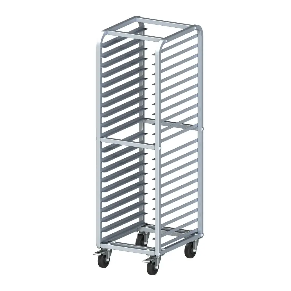 Winco AWRK-20HBK 21 3/4"W 20 Sheet Pan Rack w/ 3" Bottom Load Slides