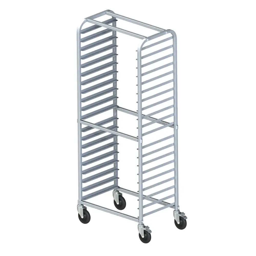 Winco ALRS-20BK 29 1/2"W 20 Sheet Pan Rack w/ 3" Bottom Load Slides