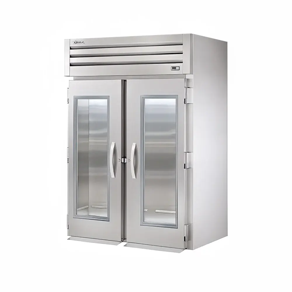 True STA2RRI-2G-HC 68" Two Section Roll In Refrigerator, (2) Left/Right Hinge Glass Doors, 115v