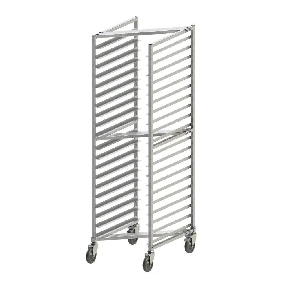 Winco ALZK-20BK 22"W 20 Sheet Pan Rack w/ 3" Bottom Load Slides